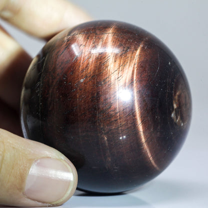 Natural Red Tiger Eye Crystal Ball Sphere