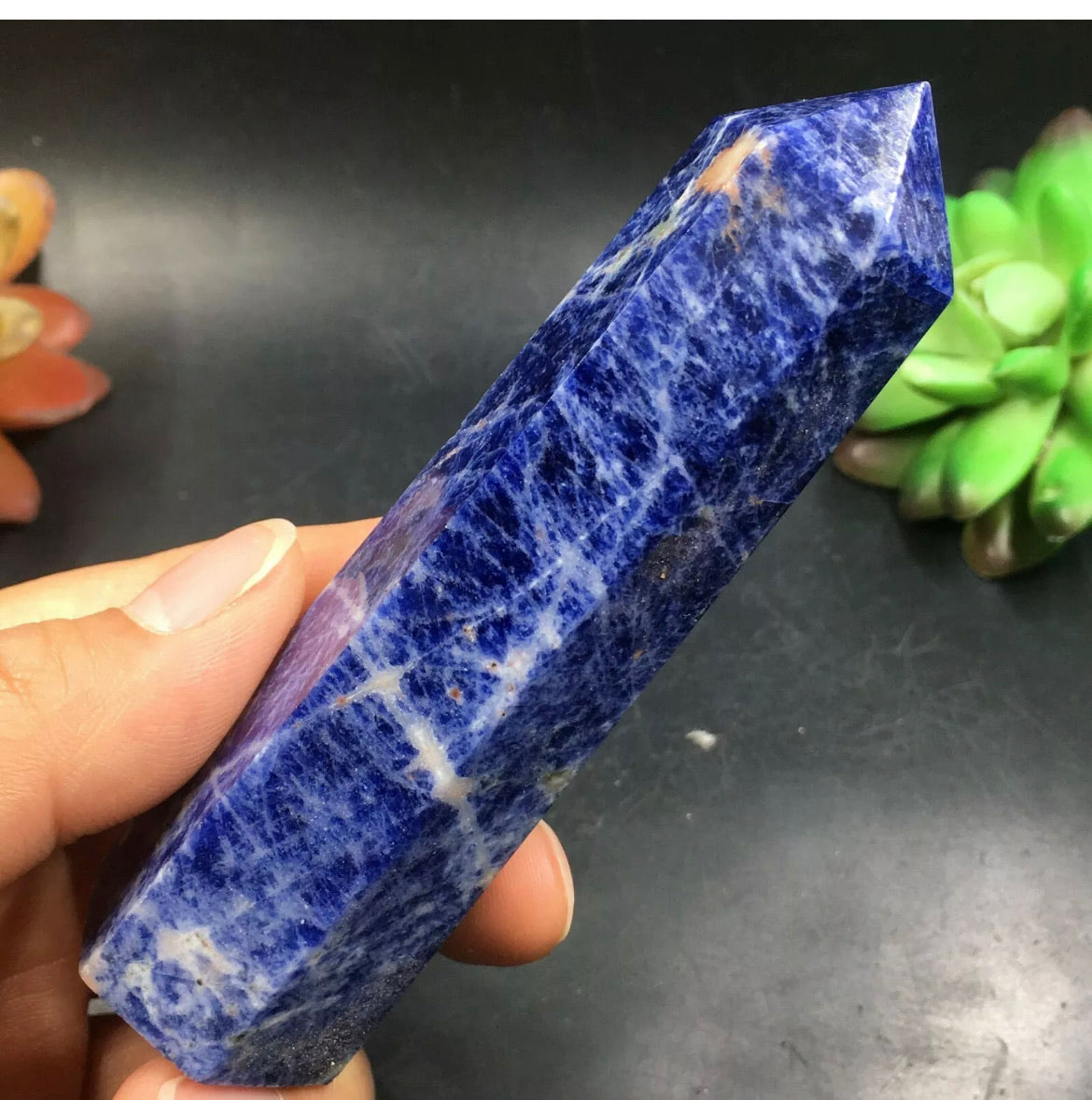 Natural Sodalite Wand