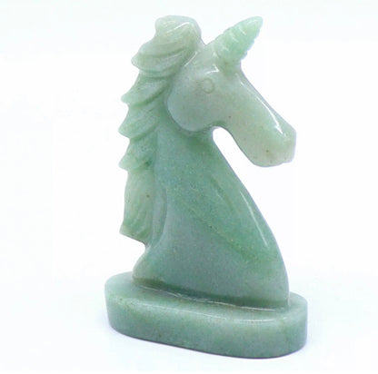 Natural Green Aventurine Unicorn