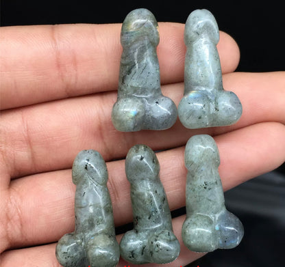 Natural Labradorite Crystal Penis