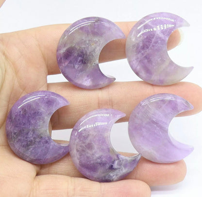 Natural Amethyst Moon